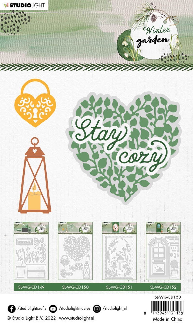 Sl Cutting Die Stay Cozy Winter Garden 105X147x1mm 1 Pc Nr. 150
