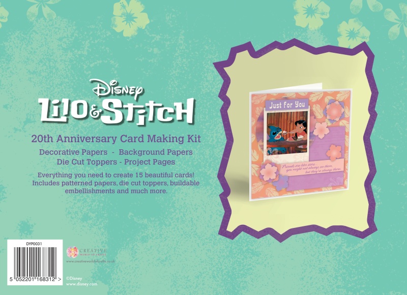 Lilo & Stitch - 20Th Anniversary 8 In X 8 In Kit