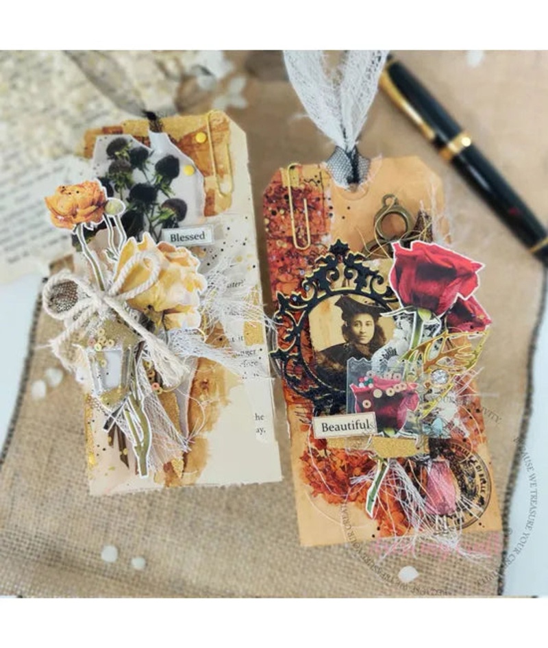 Dress My Craft Transfer Me - Vintage Faces