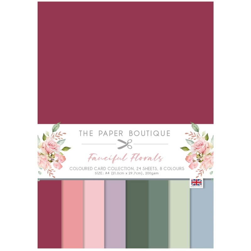 The Paper Boutique Fanciful Florals Colour Card Collection