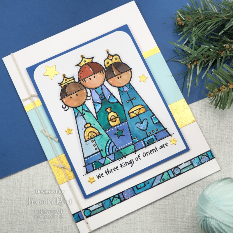 Woodware Clear Singles Three Kings 4 In X 6 In Stamp