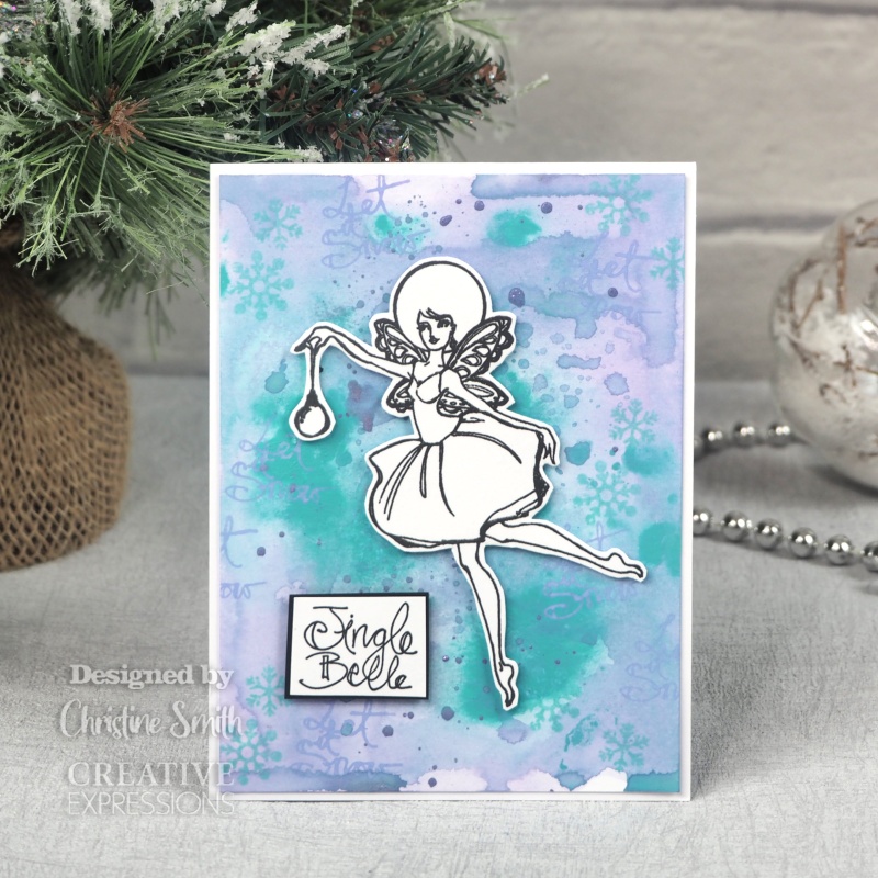 Creative Expressions Jane Davenport Snowflake Fairy 6 In X 4 In Clear Stamp Set