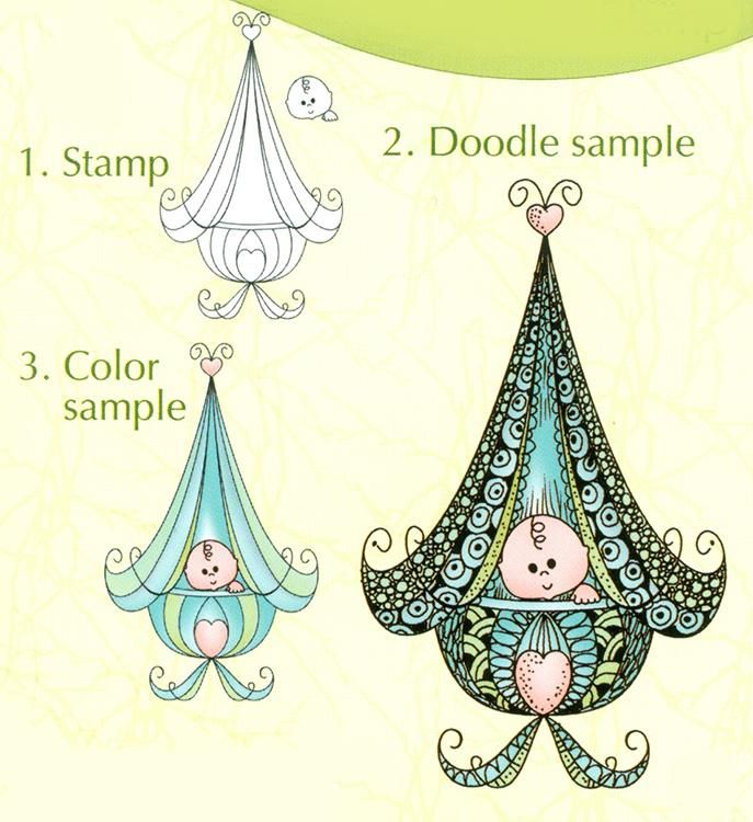 Lea'bilities Clear Stamp - Doodle Cradle