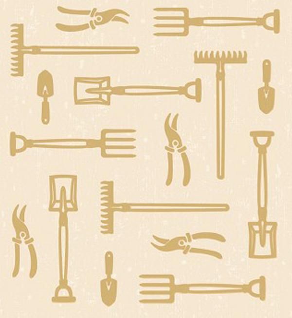 Lea'bilities Embossing Folder - Garden Tools