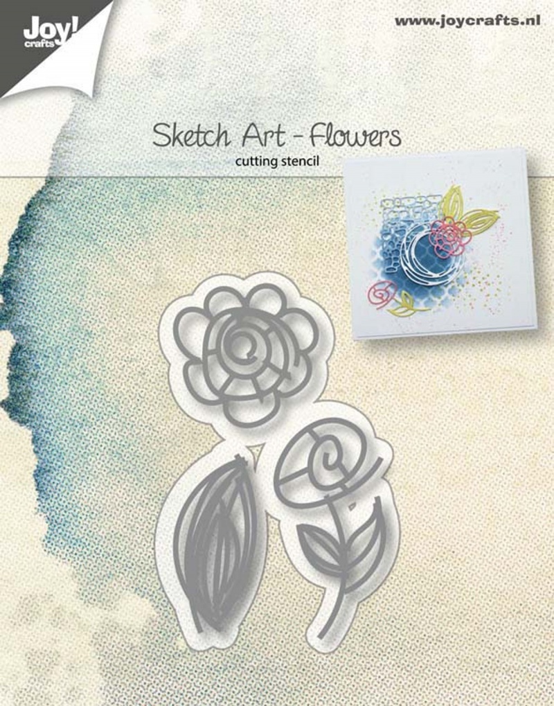 Joy Craft Die - Sketch Art - Flowers