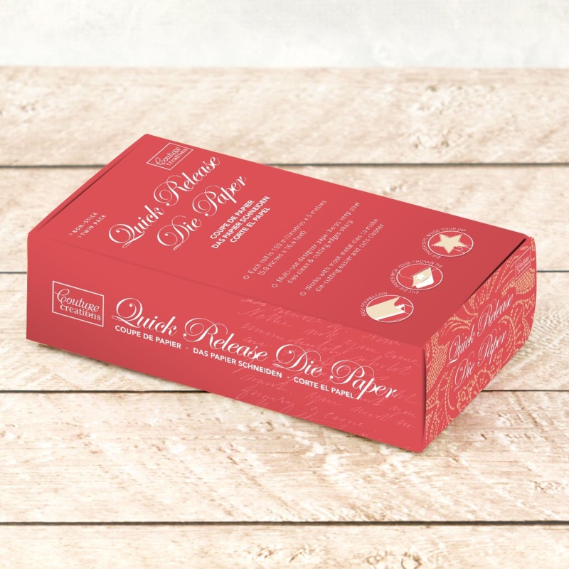 Couture Creations - Quick Release Die Paper Twin Pack (15Cm X 5 M Each)