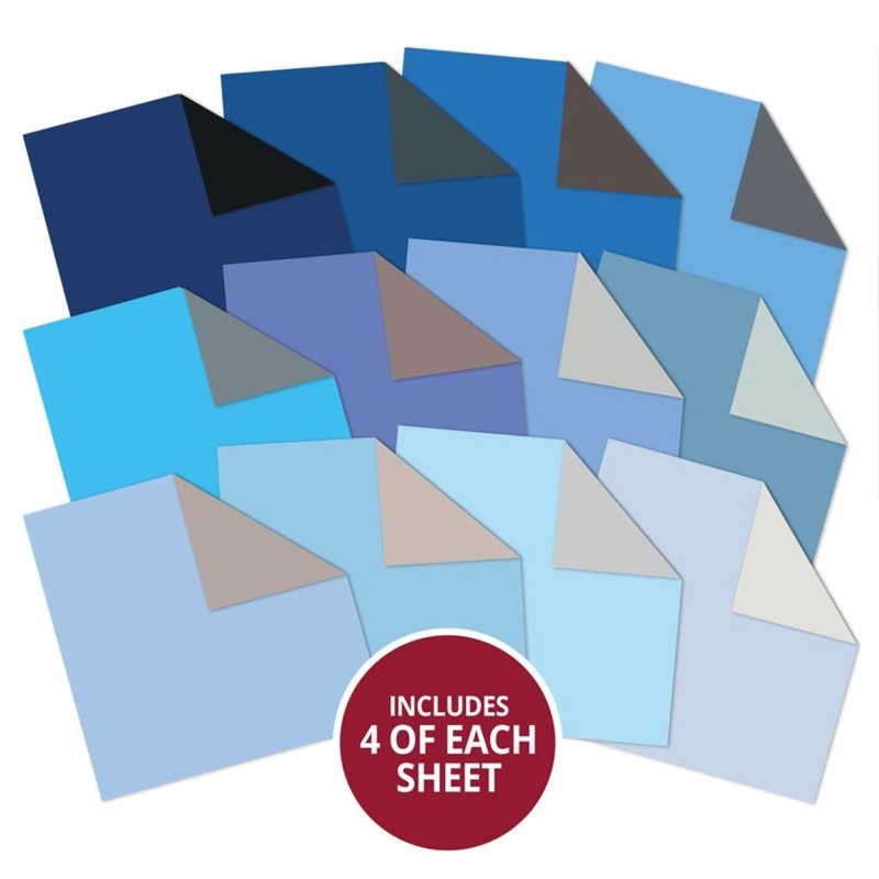 Duo Colour Paper Pad - Blues & Greys