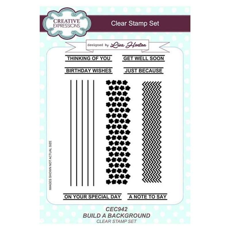 Build A Background A5 Clear Stamp Set