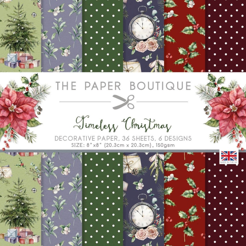 The Paper Boutique Timeless Christmas 8X8 Paper Pad