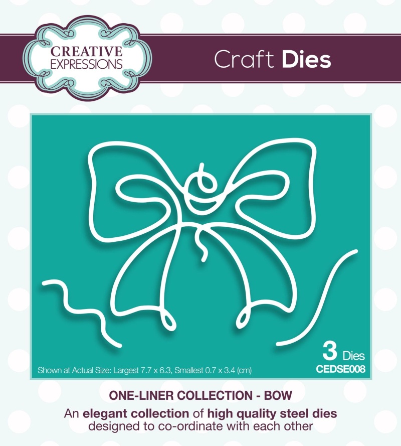 Creative Expressions One-Liner Collection Bow Craft Die