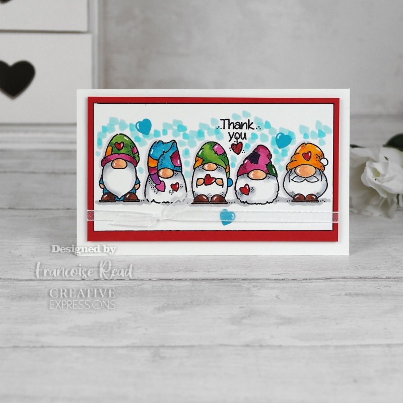 Woodware Clear Singles Mini Gnomes 4 In X 6 In Stamp