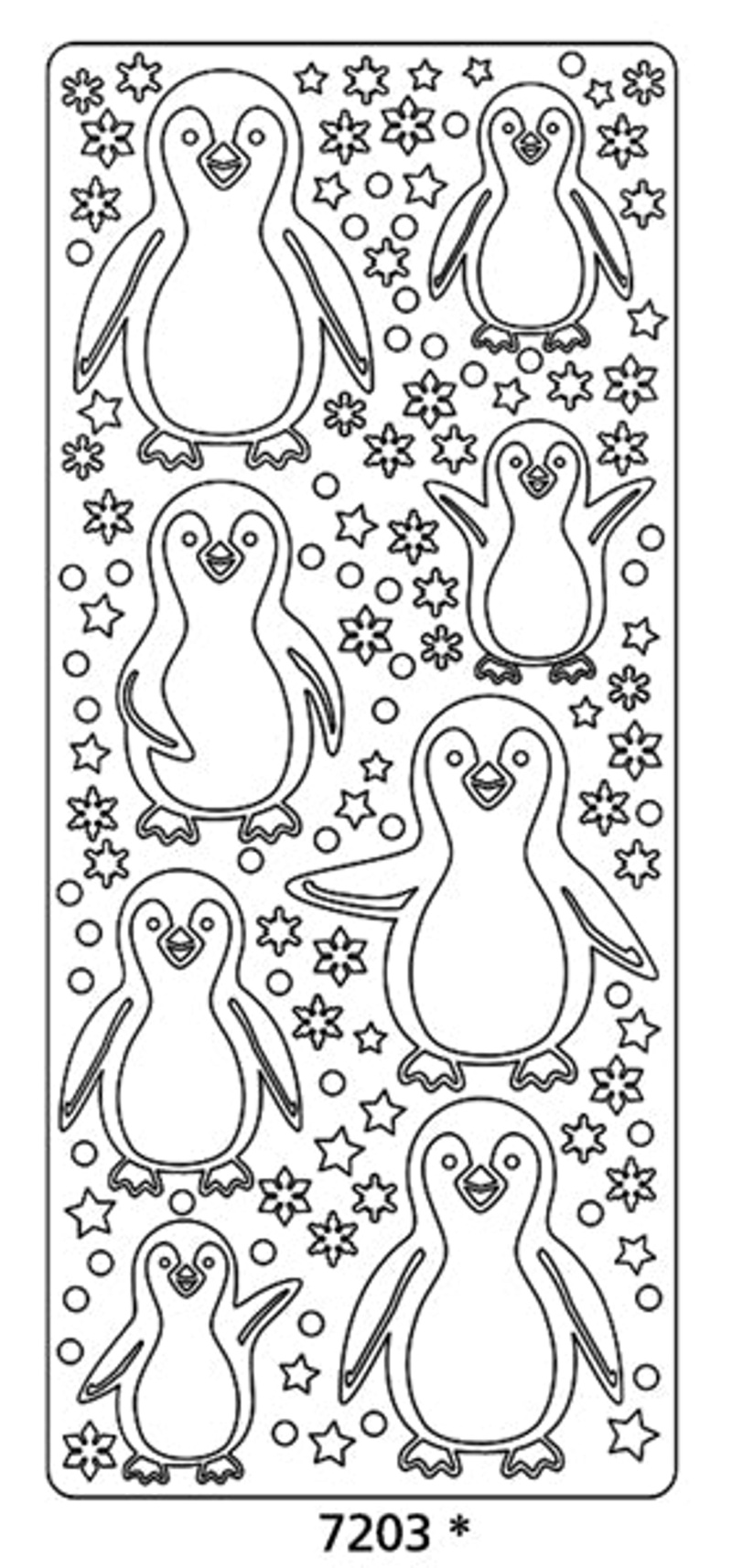 Peel Off Sticker -Penguin
