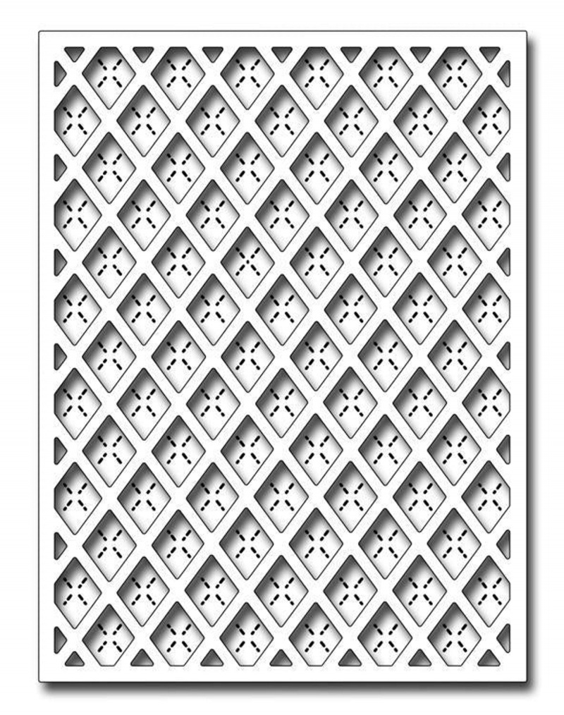 Frantic Stamper Precision Die - Argyle Card Panel