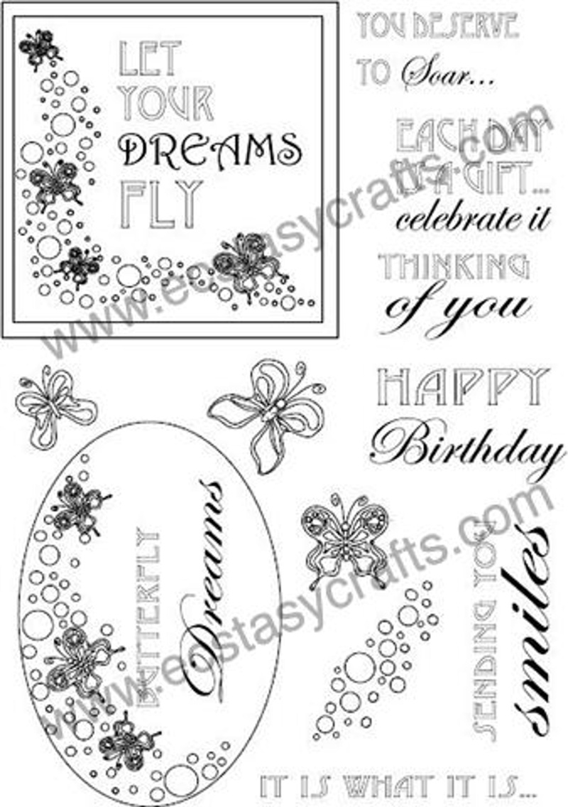 Creative Expression Stamp - Butterfly Dreams