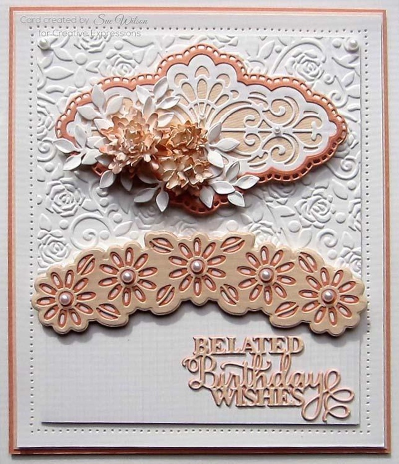 Creative Expressions Dies By Sue Wilson Mini Sentiments Collection Belated Birthday Wishes