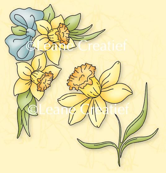 Lea'bilities Clear Stamp Daffodils (2)