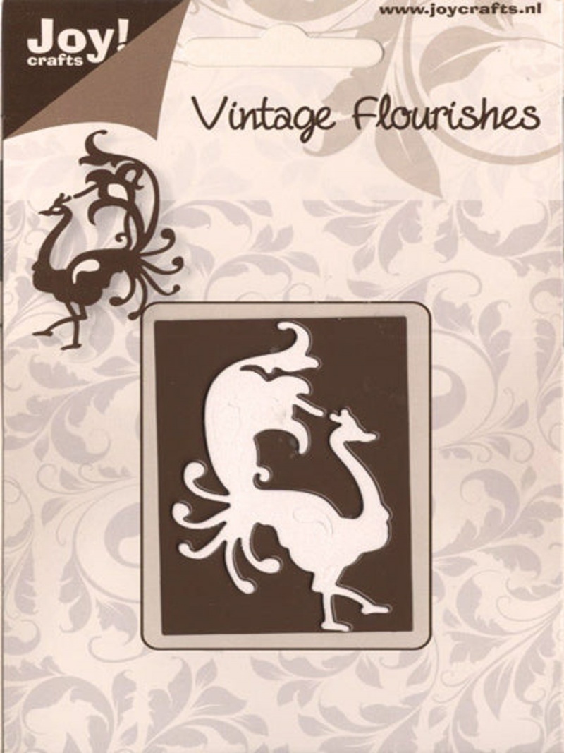 Joy! Crafts Dies - Vintage Flourishes-Peacock 2