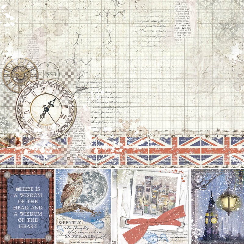 London's Calling Pad 8X8 12/Pkg + 1 Free Deluxe Sheet