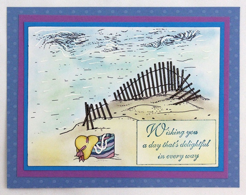 Frog's Whiskers Ink Stamp - Beach Day