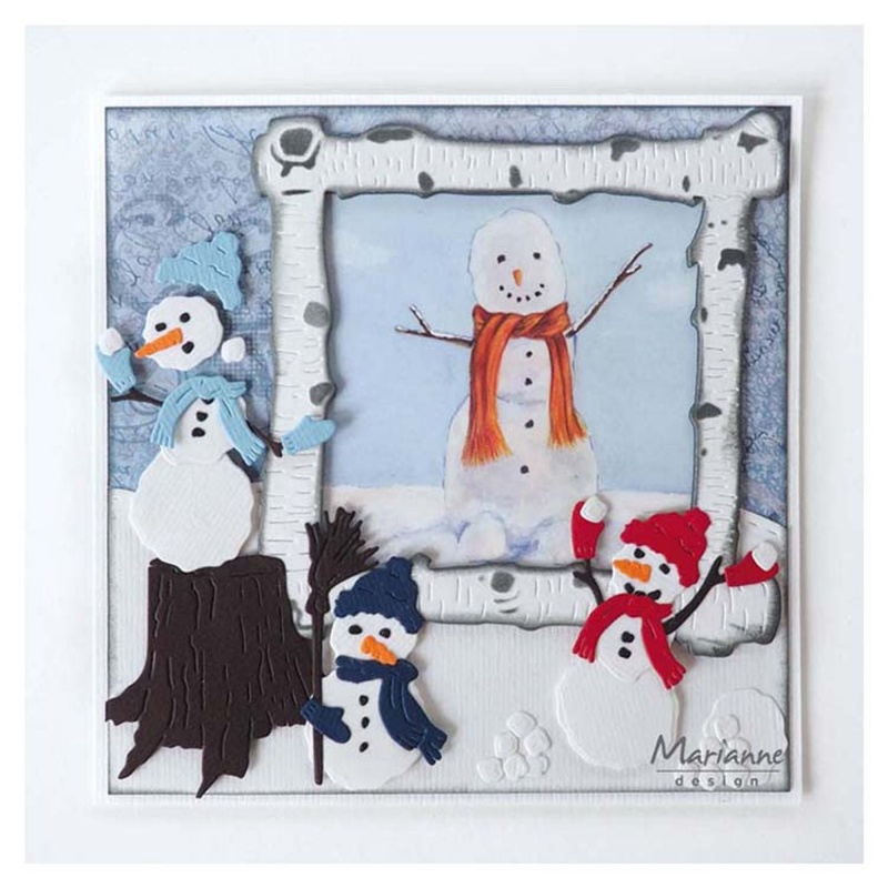 Marianne Design Cutting Sheet Tiny's Snowmen