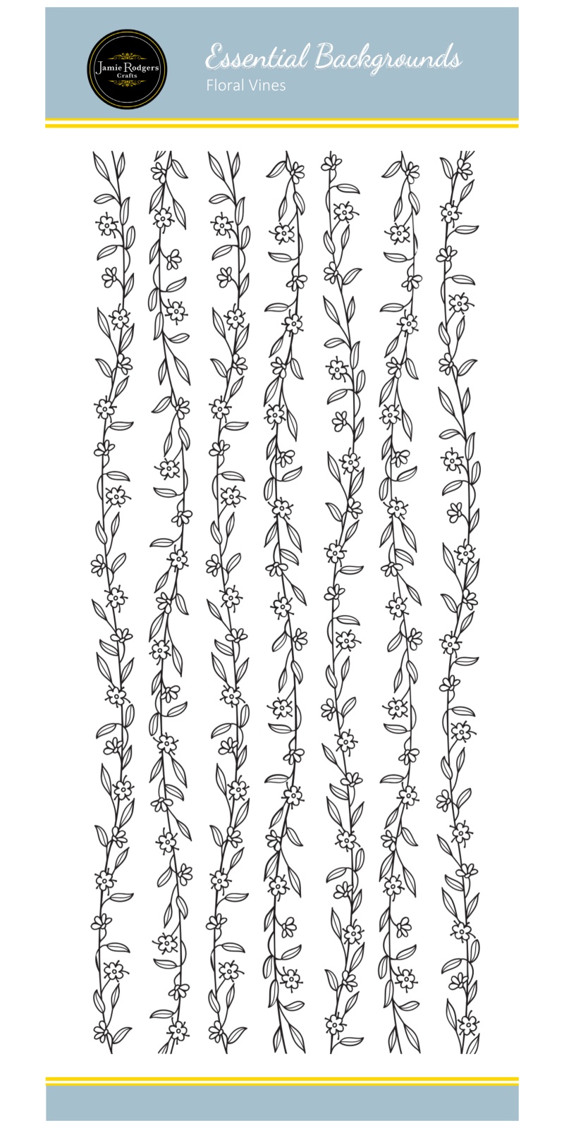 Jamie Rodgers Crafts Floral Vines Dl Clear Stamp Set ECS-9963727028525-50499392045357