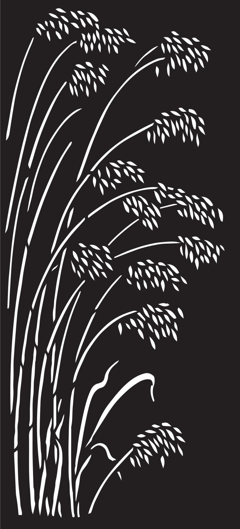 Creative Expressions Wild Oat Grass Dl Stencil