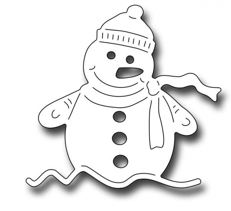 Frantic Stamper Precision Die - Wilfred The Snowman