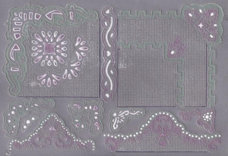 Ecstasy Crafts Exclusive Templates Large -Corners And Edges