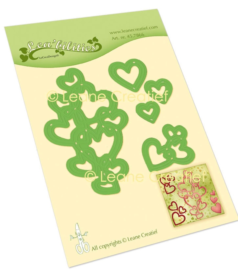 Lea’Bilitie Heart Ornaments Cutting Die