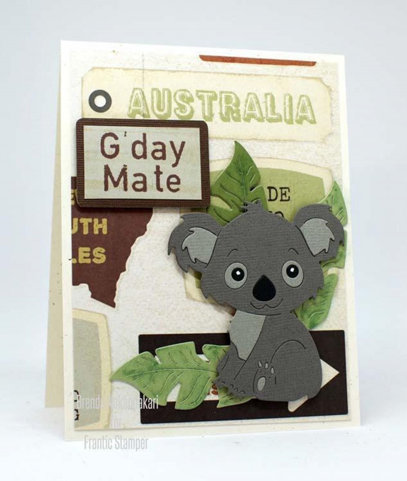 Frantic Stamper Precision Die - Kiki The Koala
