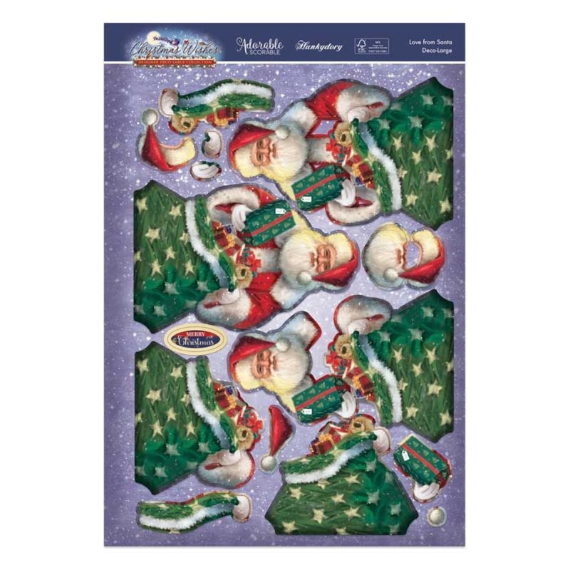 Christmas Wishes Deco-Large Set - Love From Santa