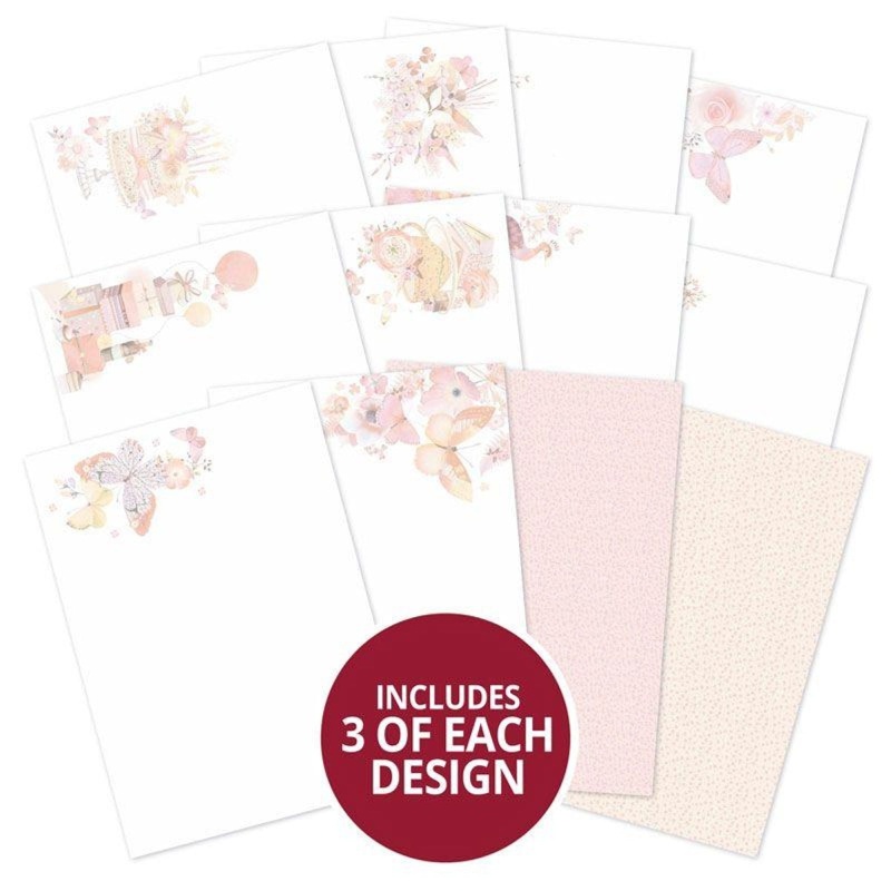 Butterfly Blush Luxury Card Inserts