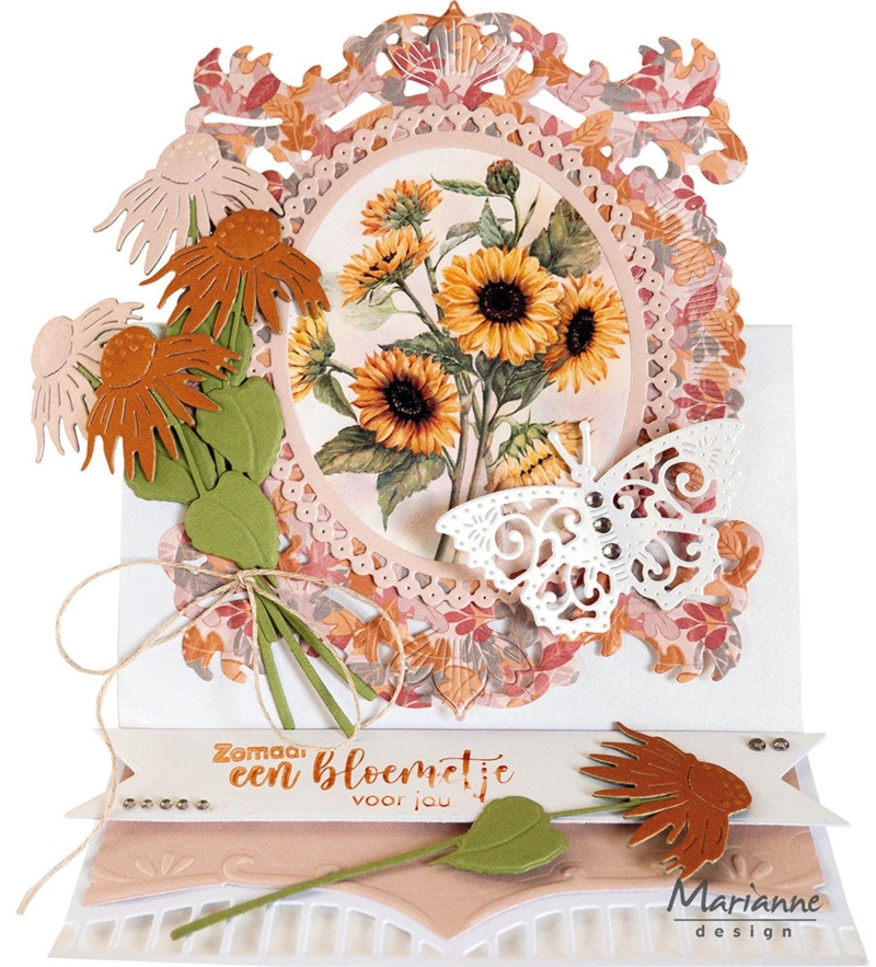 Marianne Design A4 Cutting Sheet - Mattie's Mooiste Autumn Bouquets