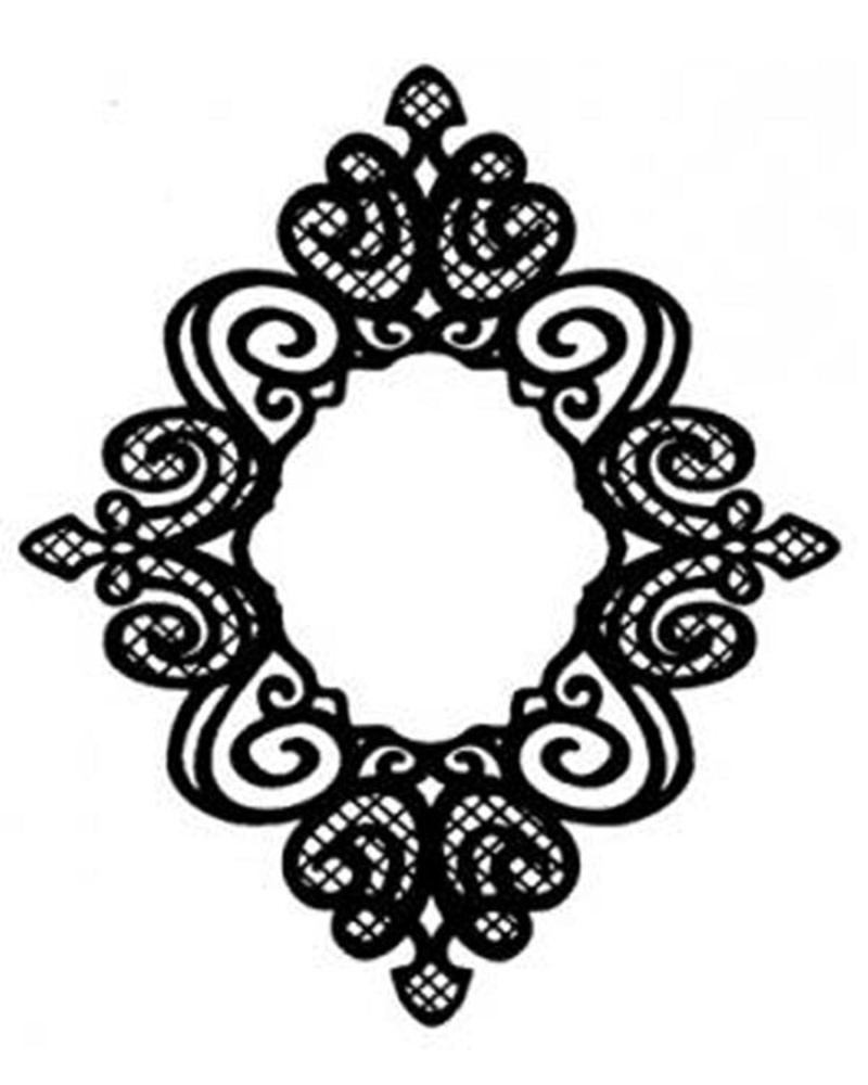 Foam Mounted Cling Stamps - Fine Finials
