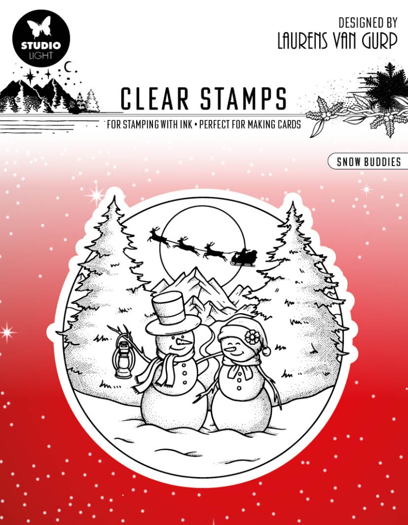 Bl Clear Stamp Snow Buddies Essentials 120X120x3mm 1 Pc Nr.299