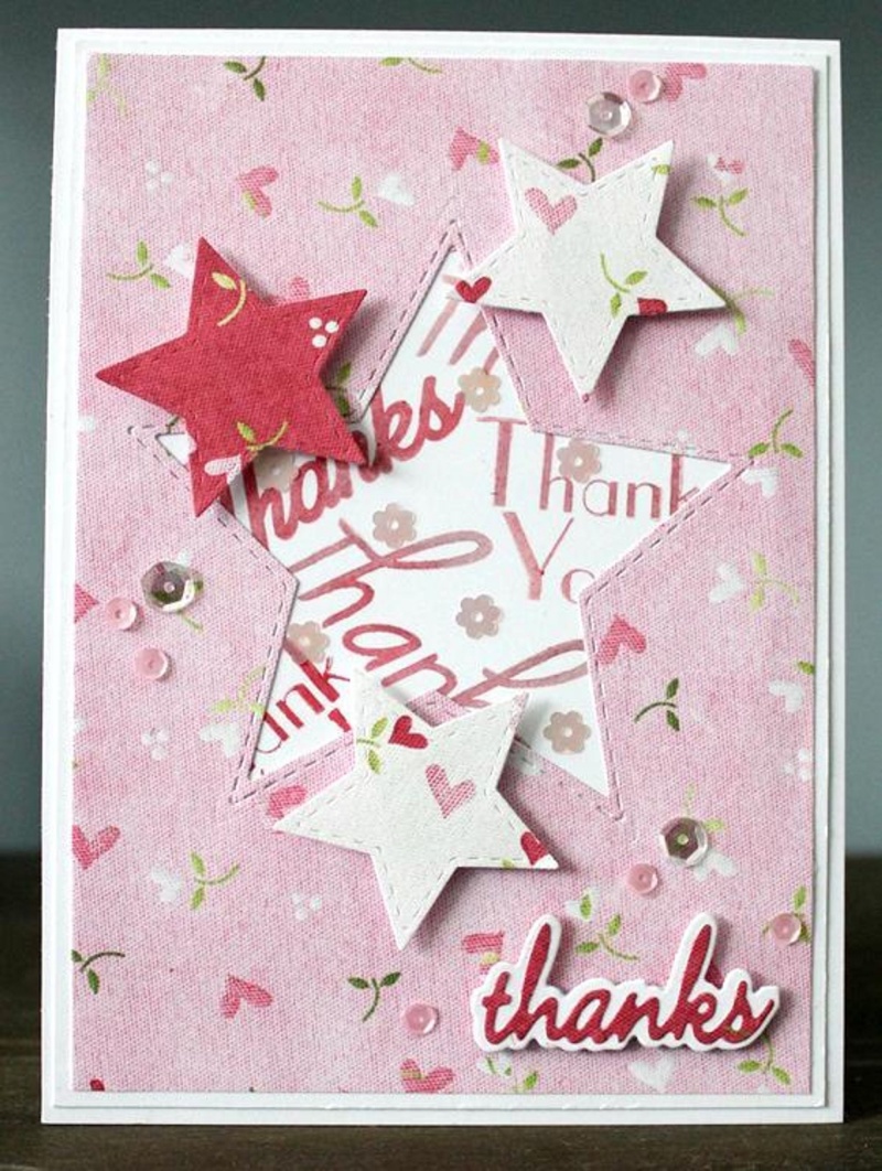Frantic Stamper Precision Die - Small Stitched Stars