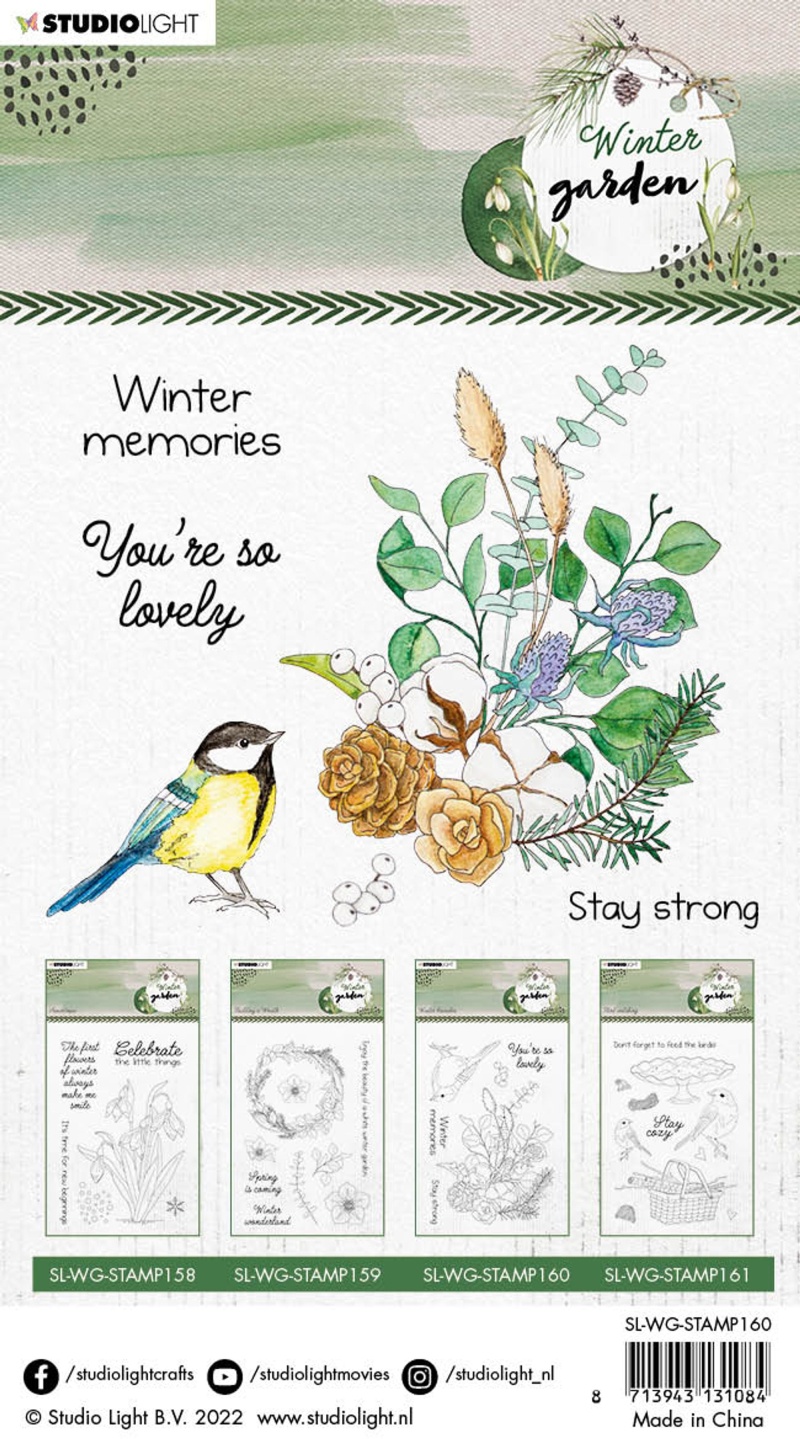 Sl Clear Stamp Winter Branches Winter Garden 105X148x3mm 1 Pc Nr. 160