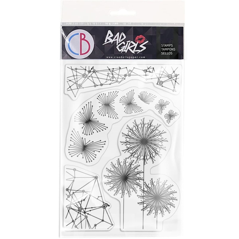 Ciao Bella Clear Stamp Set 4"X6" Architechnology