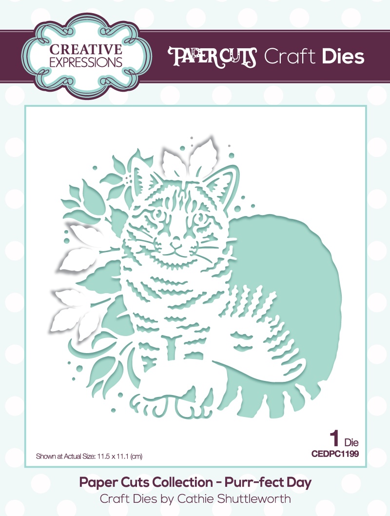 Creative Expressions Paper Cuts Purr-Fect Day Craft Die