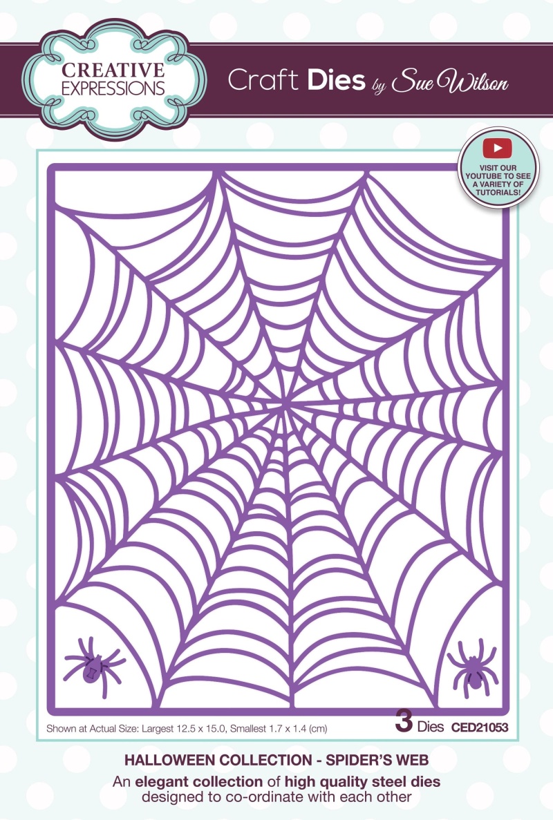 Creative Expressions Spider's Web Craft Die