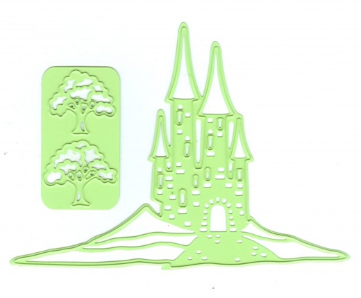 Lea'bilities Landscape Castle, Cut and Embossing Die