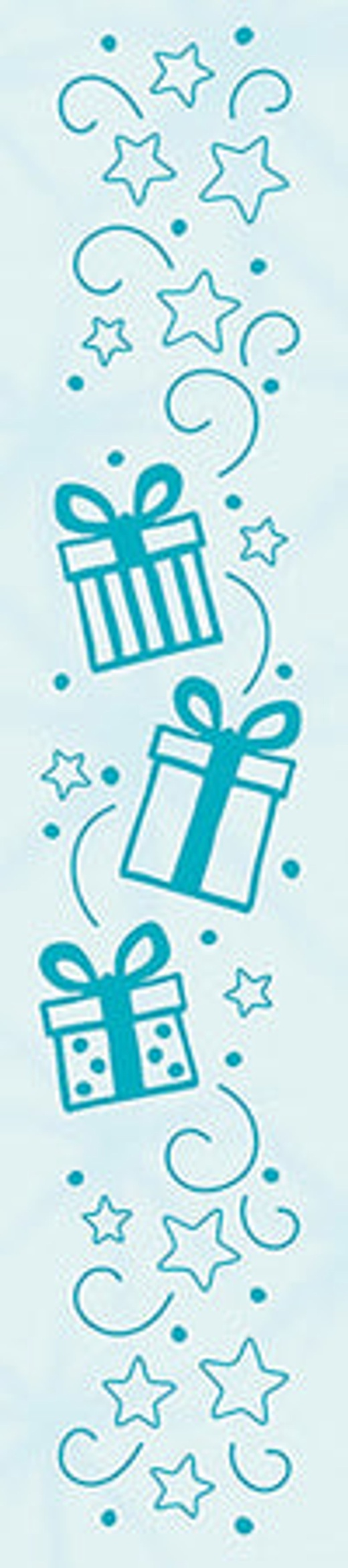 Border Embossing Folder Presents 21X123mm