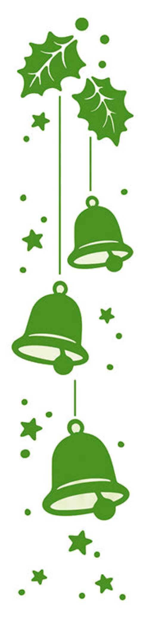 Lea'bilities Border Embossing Folder - Christmas Bells