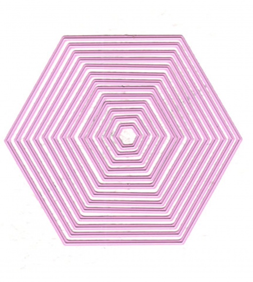 Multi Frame Die Straight Hexagon