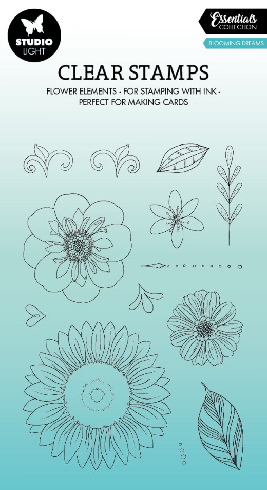 Sl Clear Stamp Blooming Dream Essentials 148X105x3mm 13 Pc Nr.326