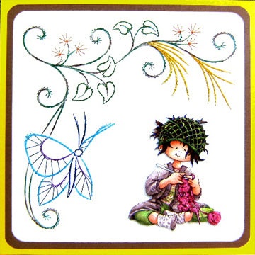 Kc Embroidery Pattern - Side Swirls