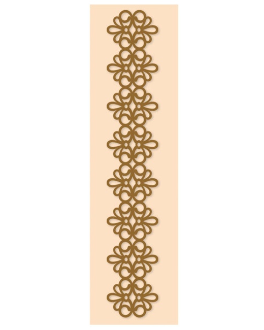 Border Embossing Folder Lace Strip