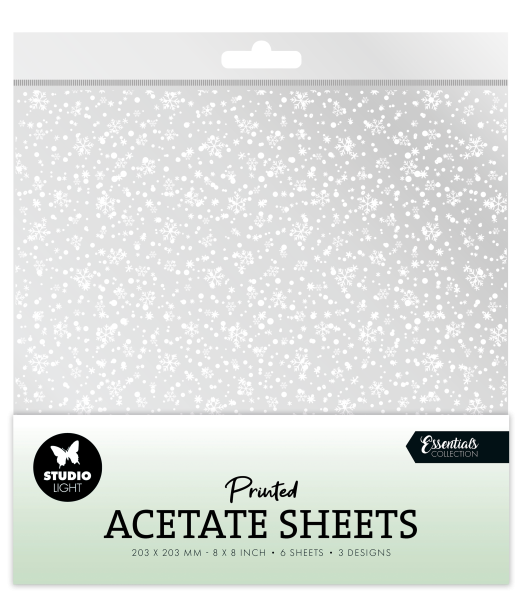 Studio Light SL Acetate Sheet Snowflakes Essentials 6 SH