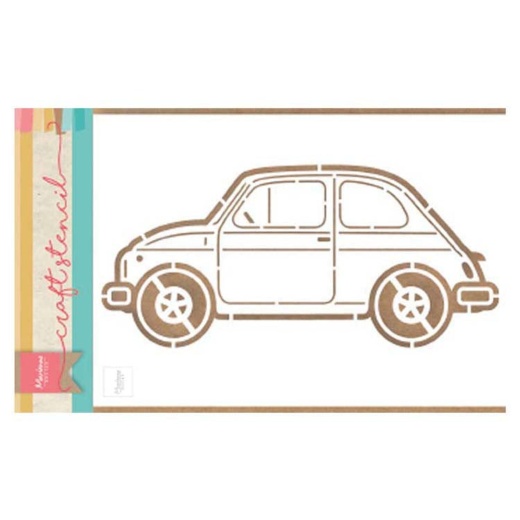 Marianne Design Craft Stencil Car - Create Unique Car-Shaped Cards