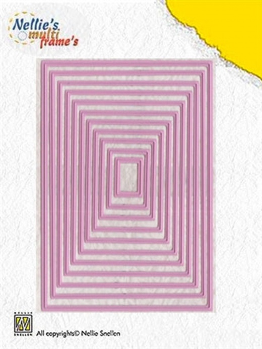 Nellie's Choice Multi Frame Dies - Straight Rectangle